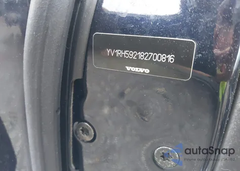 2008 Volvo S60 2.5T z USA, uszkodzony, nr VIN YV1RH592182700816